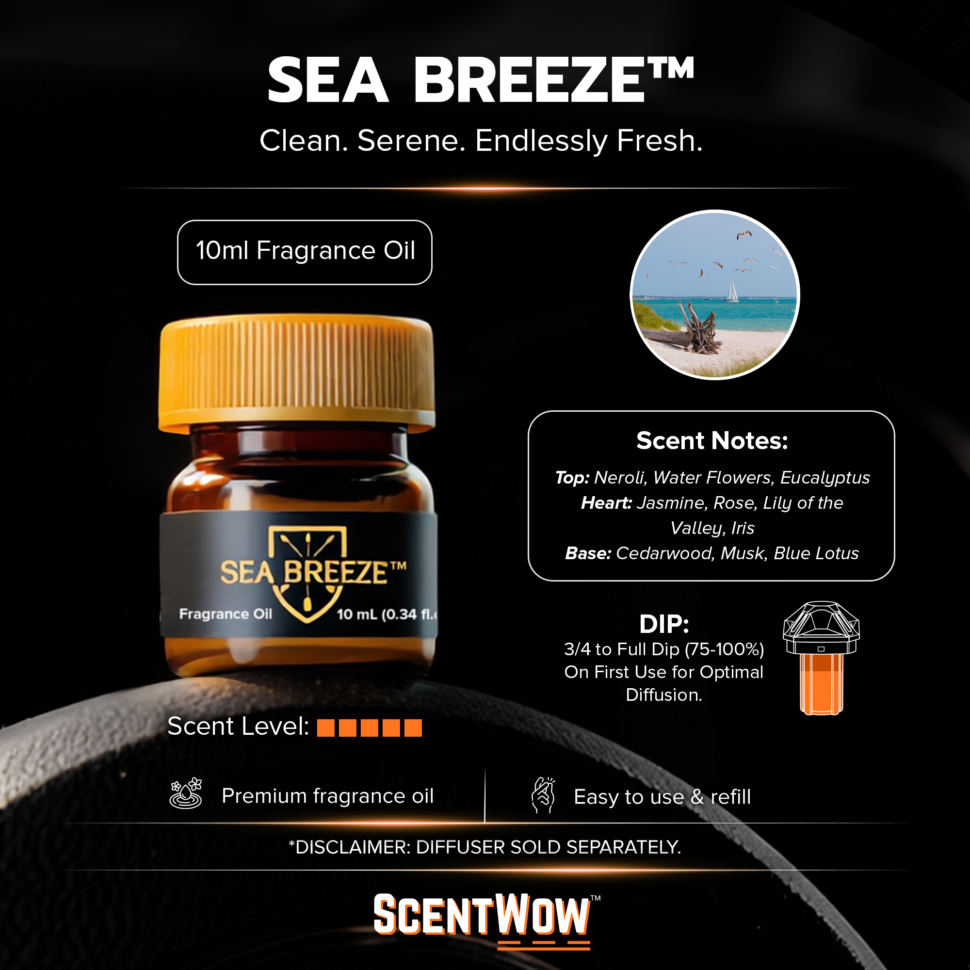 Sea Breeze ScentWow fragrance profile